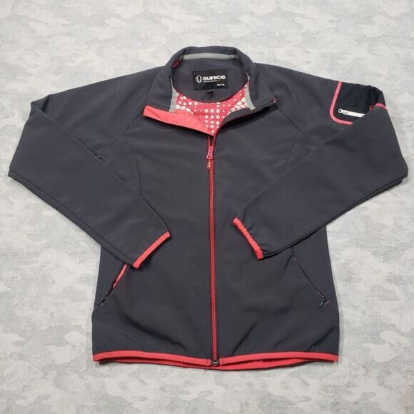 Sunice Jacket Womens Small Gray‎ Zip Up Pockets Outdoors - Picture 1 of 6